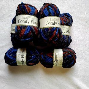 NORTHLAND COMFY FLEECE YARN BUNDLE OF 7